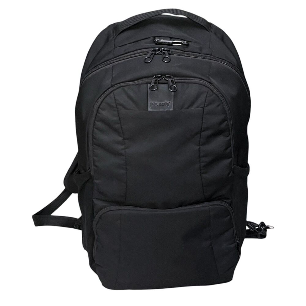 Pacsafe Metrosafe LS450 25L Black Anti Theft RFID Laptop Travel Backpack - Picture 2 of 16